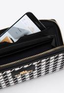 Women's patterned wallet, cream-black, 97-1E-501-X1, Photo 5