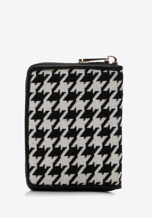 Women's patterned mini wallet, cream-black, 97-1E-503-X3, Photo 3