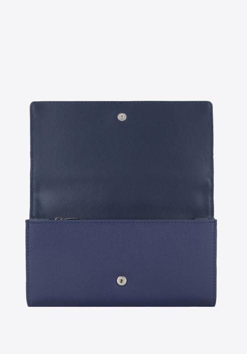 Women's faux leather wallet, navy blue-red, 93-1Y-500-7, Photo 2