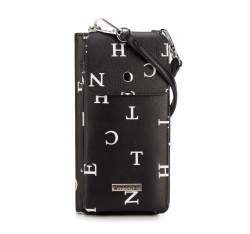 Damski portfel z etui na telefon, czarno - biały, 93-2Y-568-1L, Zdjęcie 1