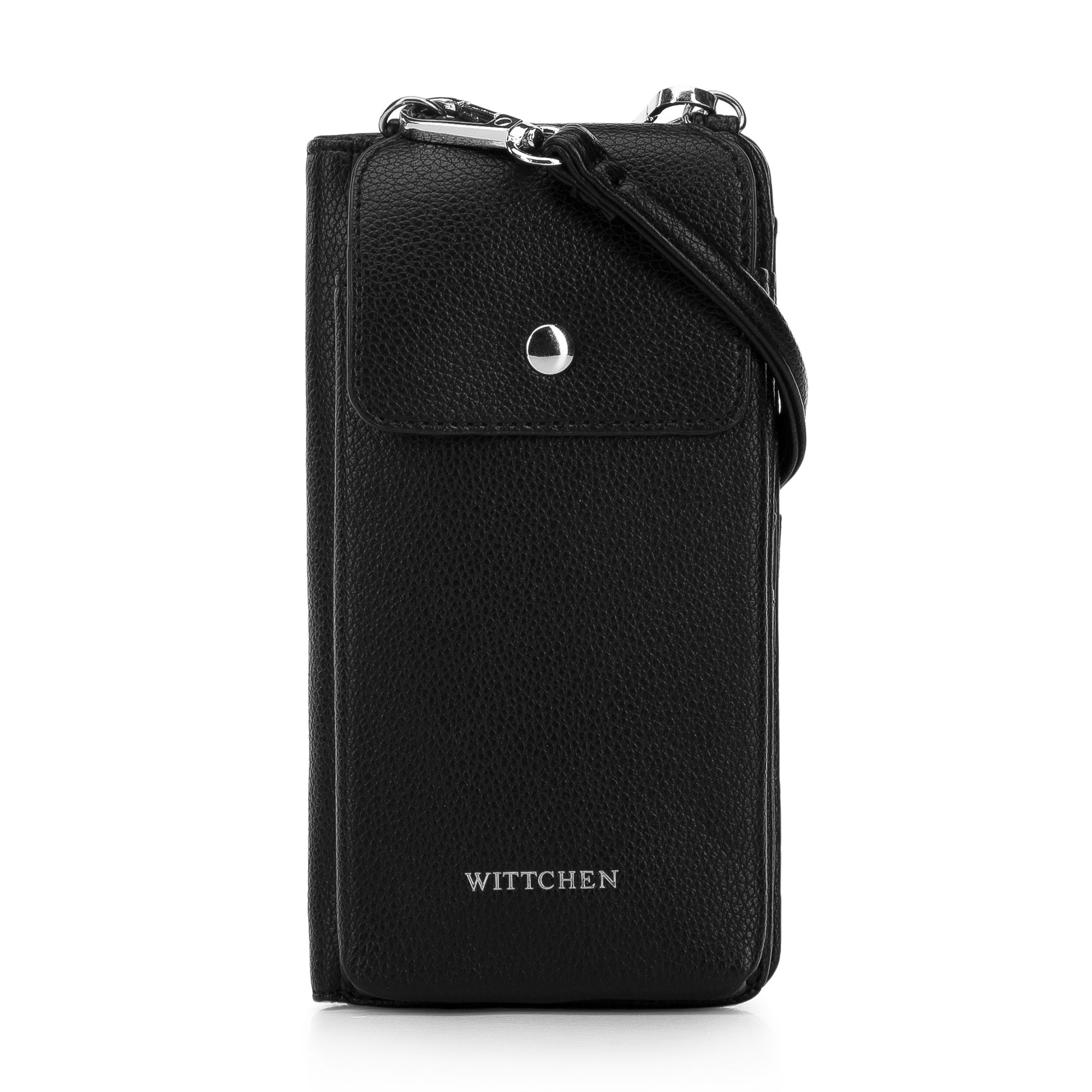 E-shop Dámska peňaženka s puzdrom na telefón, čierna 97-2Y-706-1