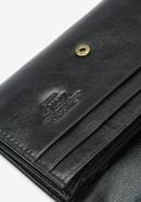 Damski portfel z gładkiej skóry, czarny, 21-1-036-L10, Zdjęcie 5