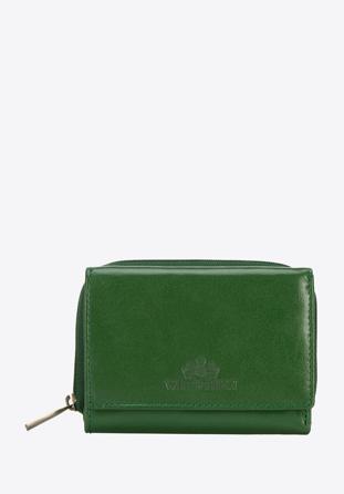 Women's leather wallet, green, 14-1-121-L0, Photo 1