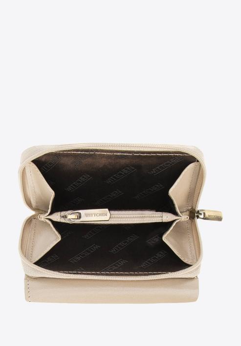 Women's leather wallet, beige, 14-1-121-LB, Photo 3