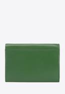 Damski portfel z gładkiej skóry na zatrzask średni, zielony, 14-1-062-L91, Zdjęcie 6