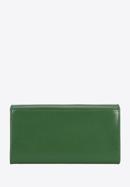 Damski portfel z gładkiej skóry poziomy, zielony, 14-1-903-L0, Zdjęcie 5