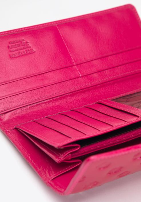 Women's monogram patent leather wallet, pink, 34-1-413-00, Photo 5