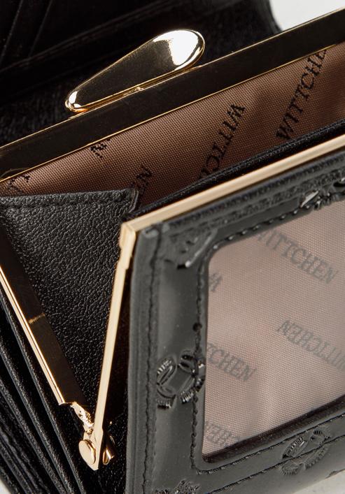 Women's patent leather wallet, black, 34-1-070-11, Photo 6