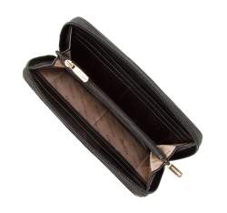 Women's patent leather wallet, black, 34-1-393-11, Photo 1