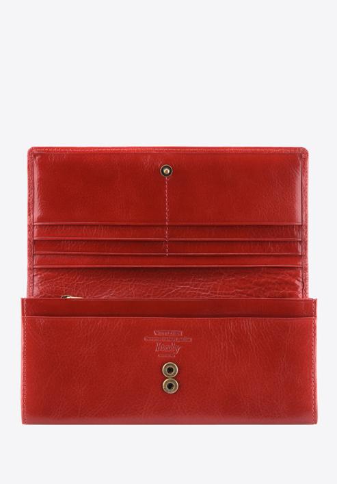 Damski portfel ze skóry duży, czerwony, 21-1-333-10L, Zdjęcie 2