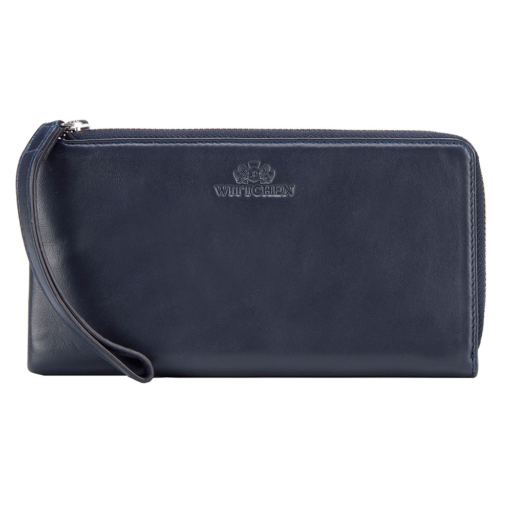 E-shop Dámska veľká kožená peňaženka s rúčkou 21-1-444-N