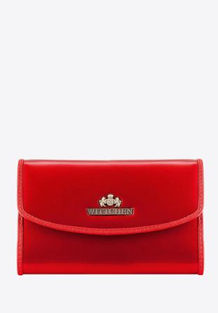 Damski portfel ze skóry elegancki, czerwony, 25-1-045-3, Zdjęcie 1
