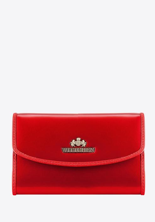 Damski portfel ze skóry elegancki, czerwony, 25-1-045-1, Zdjęcie 1