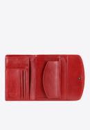 Damski portfel ze skóry elegancki, czerwony, 25-1-045-1, Zdjęcie 2