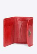 Damski portfel ze skóry elegancki, czerwony, 25-1-045-1, Zdjęcie 3