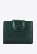 Damski portfel ze skóry klasyczny, zielony, 21-1-362-10L, Zdjęcie 1