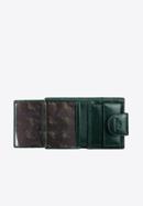 Damski portfel ze skóry klasyczny, zielony, 21-1-362-10L, Zdjęcie 3