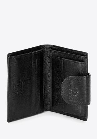 Damski portfel ze skóry klasyczny, czarny, 21-1-362-10L, Zdjęcie 1