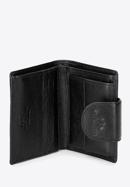 Damski portfel ze skóry klasyczny, czarny, 21-1-362-10L, Zdjęcie 4