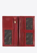 Damski portfel ze skóry klasyczny duży, czerwony, 21-1-335-1, Zdjęcie 2