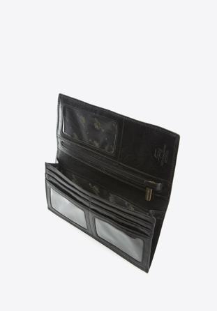 Damski portfel ze skóry klasyczny duży, czarny, 21-1-335-1, Zdjęcie 1