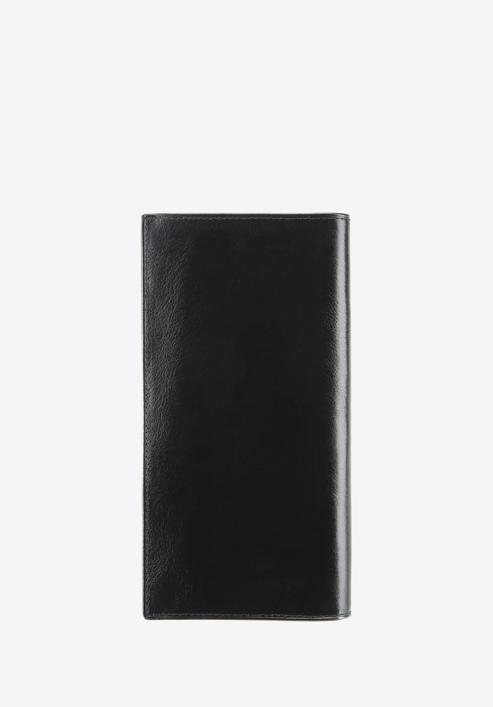Damski portfel ze skóry klasyczny duży, czarny, 21-1-335-4, Zdjęcie 4