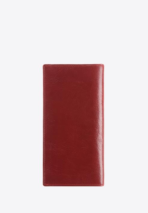 Damski portfel ze skóry klasyczny duży, czerwony, 21-1-335-1, Zdjęcie 4