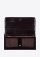 Damski portfel ze skóry lakierowany duży, czarny, 25-1-052-9, Zdjęcie 2