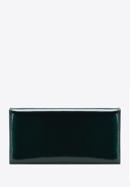 Damski portfel ze skóry lakierowany duży, ciemny zielony, 25-1-052-3, Zdjęcie 4