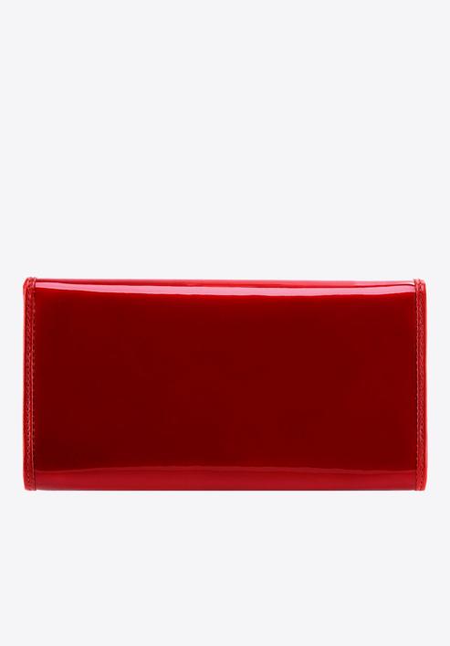 Damski portfel ze skóry lakierowany duży, czerwony, 25-1-052-1, Zdjęcie 4