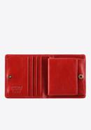 Damski portfel ze skóry lakierowany mały, czerwony, 25-1-065-3, Zdjęcie 2