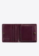Damski portfel ze skóry lakierowany mały, fioletowy, 25-1-065-9, Zdjęcie 2