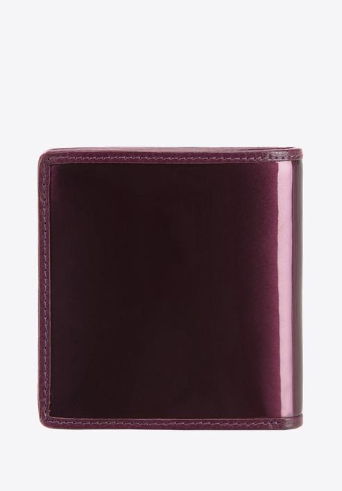 Damski portfel ze skóry lakierowany mały, fioletowy, 25-1-065-9, Zdjęcie 4