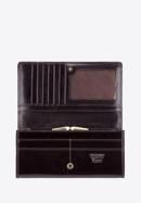Damski portfel ze skóry lakierowany poziomy, czarny, 25-1-075-3, Zdjęcie 2