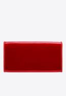 Damski portfel ze skóry lakierowany poziomy, czerwony, 25-1-075-3, Zdjęcie 4