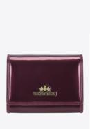 Damski portfel ze skóry lakierowany średni, fioletowy, 25-1-070-1, Zdjęcie 100