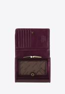 Damski portfel ze skóry lakierowany średni, fioletowy, 25-1-070-1, Zdjęcie 2