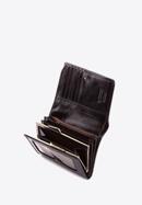 Damski portfel ze skóry lakierowany średni, czarny, 25-1-070-1, Zdjęcie 3