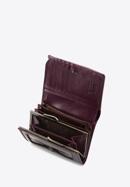 Damski portfel ze skóry lakierowany średni, fioletowy, 25-1-070-1, Zdjęcie 3