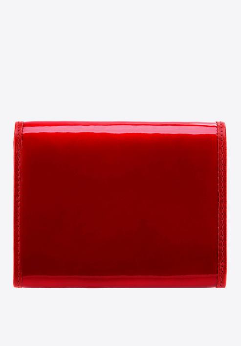 Damski portfel ze skóry lakierowany średni, czerwony, 25-1-070-3, Zdjęcie 4