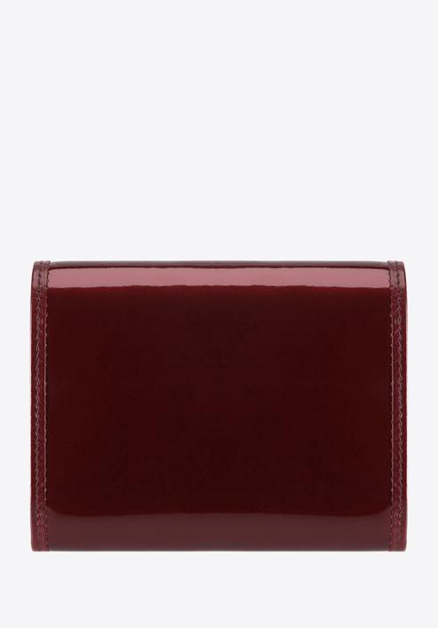 Damski portfel ze skóry lakierowany średni, bordowy, 25-1-070-3, Zdjęcie 4