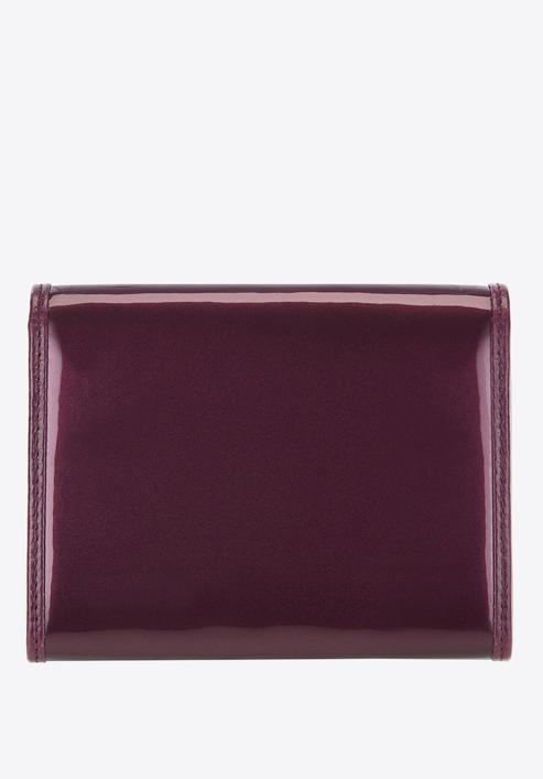 Damski portfel ze skóry lakierowany średni, fioletowy, 25-1-070-1, Zdjęcie 4