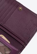 Damski portfel ze skóry lakierowany średni, fioletowy, 25-1-070-1, Zdjęcie 8