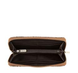 Women's large leather wallet, brown-beige, 19-1-393-4, Photo 1