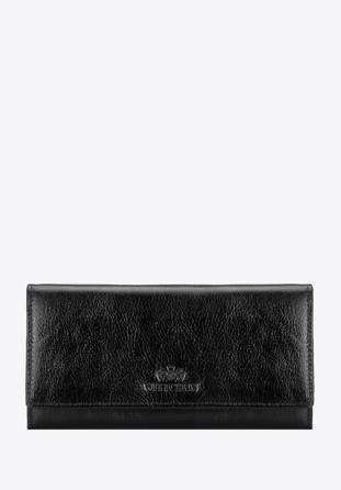 Women's leather wallet, black-gold, 21-1-052-L10, Photo 1