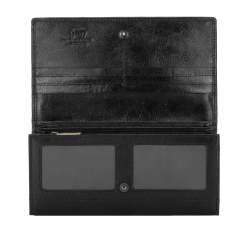 Women's leather wallet, black-gold, 21-1-052-L10, Photo 1