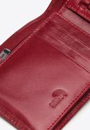 Damski portfel ze skóry niezamykany, czerwony, 26-1-040-3, Zdjęcie 6