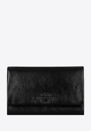 Women's large leather wallet, black, 26-1-442-1, Photo 1