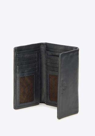 Women's large leather wallet, dark navy blue, 26-1-442-N, Photo 1