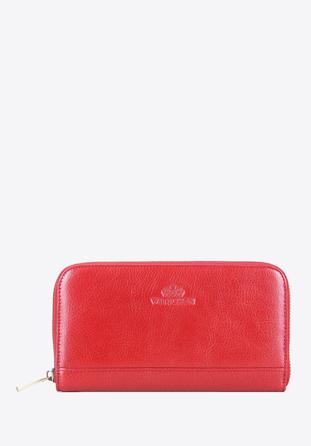 Damski portfel ze skóry retro, czerwony, 21-1-104-3, Zdjęcie 1